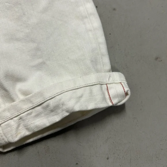 Studio Nicholson x Isko SELVEDGE DENIM Jeans Size 00 White Women’s Relaxed Flare & Wide Leg